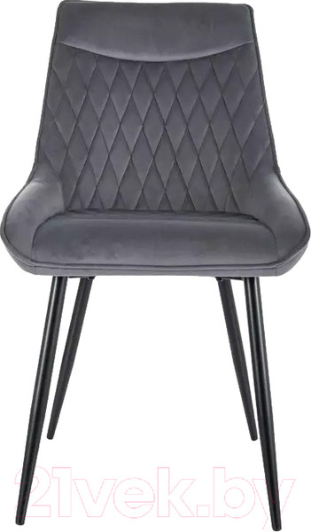 Изображение товара Стул Signal Agat (Velvet Bluvel 14 темно-серый/черный)