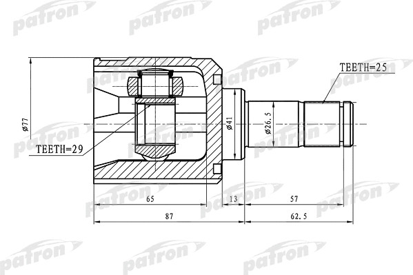 Изображение товара ШРУС Patron PCV1392