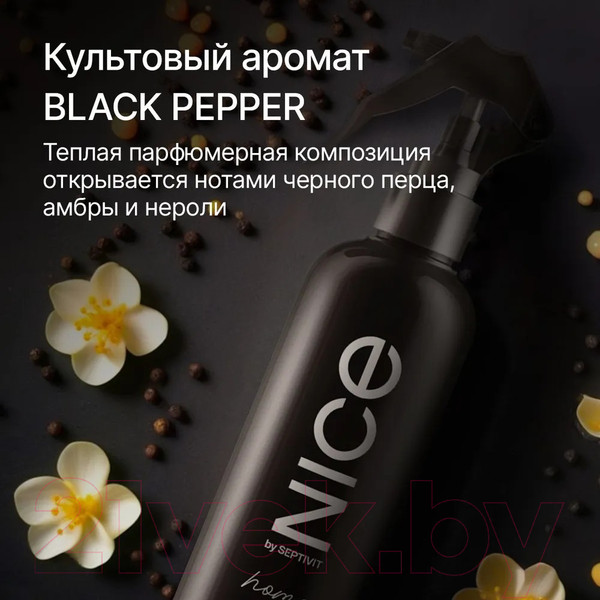 Изображение товара Спрей парфюмированный NICE by Septivit Black Pepper (300мл)
