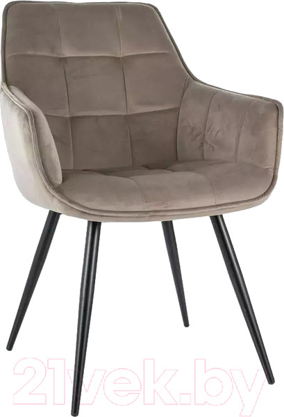 Изображение товара Стул Signal Lilia Velvet (Bluvel 40 темно-бежевый/черный)