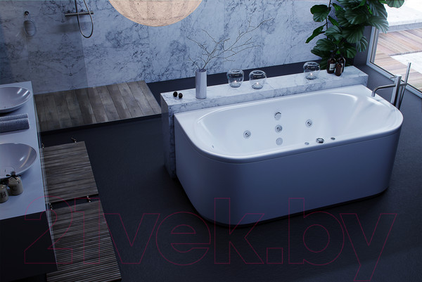 Изображение товара Ванна акриловая Aquatek Морфей 190x90 (с экраном и каркасом)