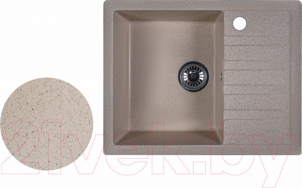 Изображение товара Мойка кухонная БелЭворс Vega L (темно-бежевый)
