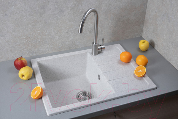 Изображение товара Мойка кухонная БелЭворс Vega L (олово)