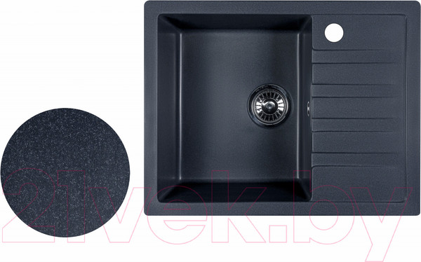 Изображение товара Мойка кухонная БелЭворс Vega L (антрацит)