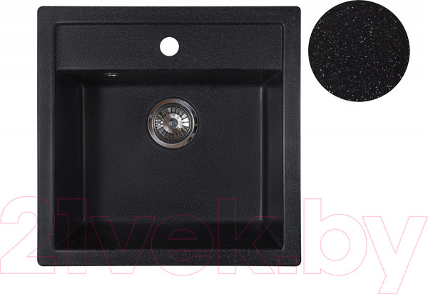Изображение товара Мойка кухонная БелЭворс Rio (черный)
