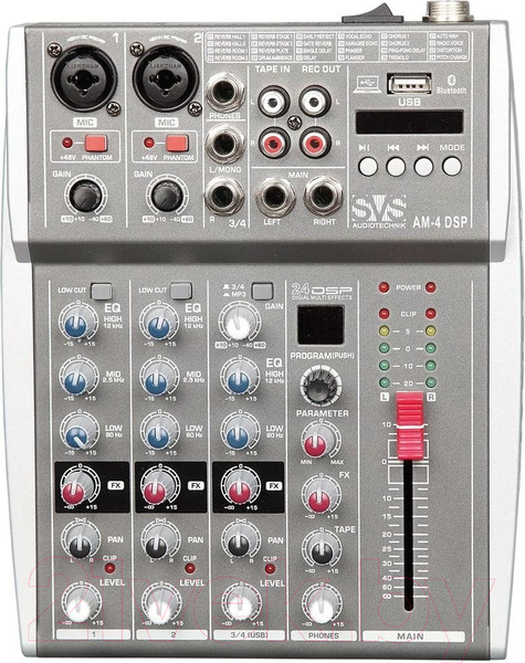 Изображение товара Микшерный пульт SVS Audiotechnik AM-4 DSP