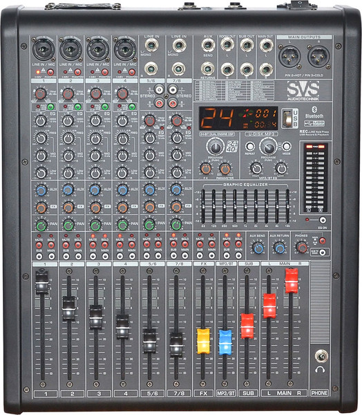 Изображение товара Микшерный пульт SVS Audiotechnik PM-8A
