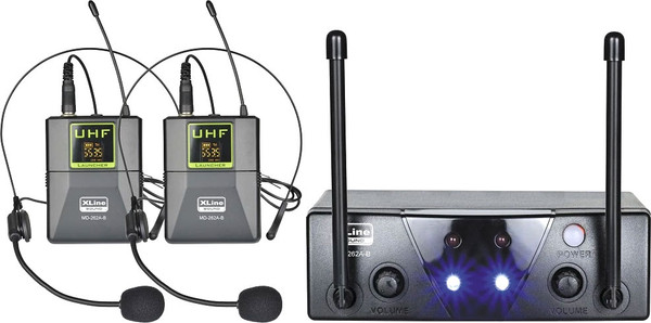 Изображение товара Радиосистема микрофонная XLine MD-262A-B