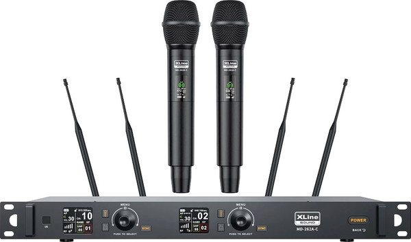 Изображение товара Радиосистема микрофонная XLine MD-262A-C