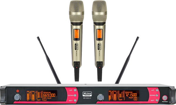 Изображение товара Радиосистема микрофонная XLine MD-262A-D