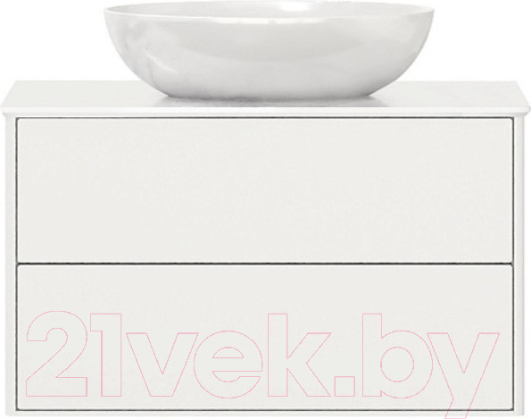Изображение товара Тумба под умывальник Belux Джаз НП 80-02 (1, белый глянцевый)