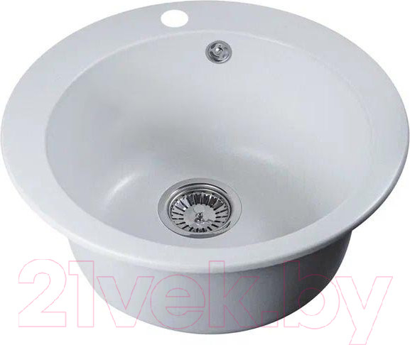 Изображение товара Мойка кухонная Marblan Orbi (иней, с сифоном)