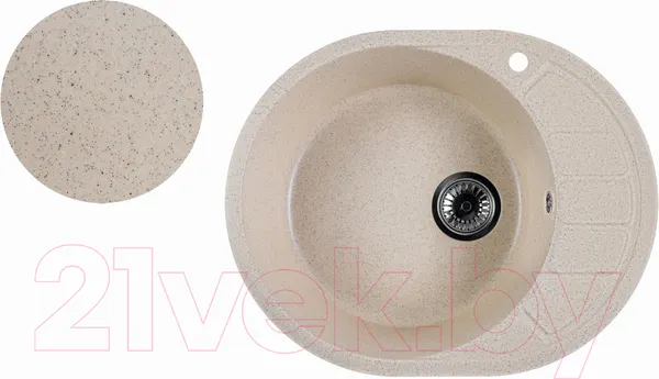 Изображение товара Мойка кухонная Marblan Ovata L (гранит)