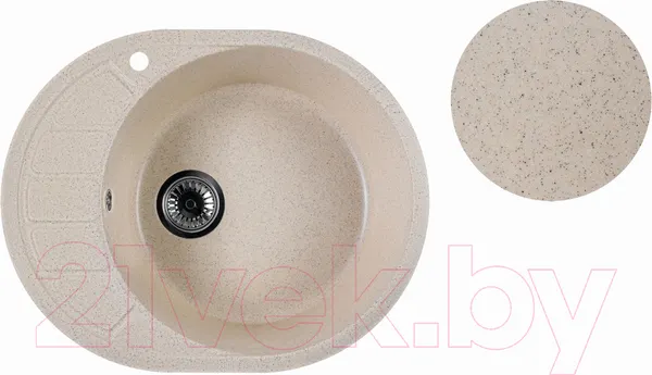 Изображение товара Мойка кухонная Marblan Ovata R (гранит)