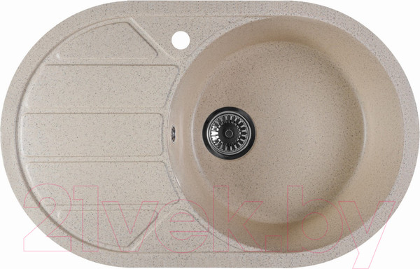 Изображение товара Мойка кухонная Marblan Elon R (гранит, с сифоном)