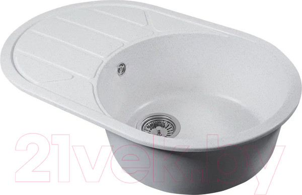 Изображение товара Мойка кухонная Marblan Elon R (бежевый, с сифоном)