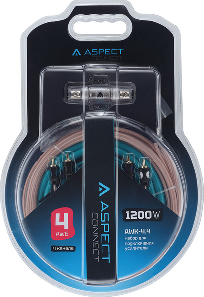 Изображение товара Набор для подключения автоакустики ASPECT AWK-4.4