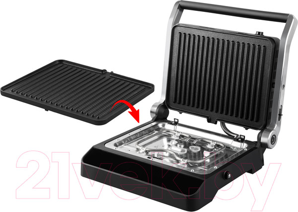 Изображение товара Электрогриль Endever Grillmaster 245 (серебристый/черный)