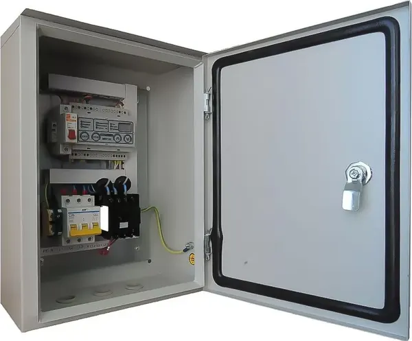 Изображение товара Станция управления насосом No Brand СУЗ- МКР (1-7кВт, 18А, IP54)