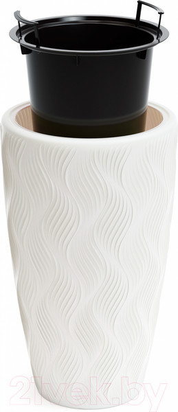 Изображение товара Кашпо Альтернатива Флэйм / М8884 (42л, белый)