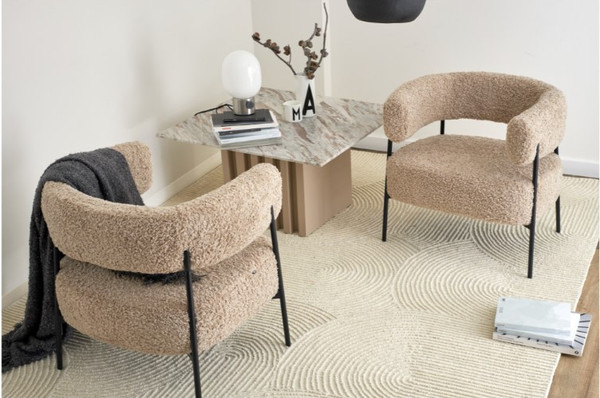 Изображение товара Кресло мягкое Bergenson Bjorn HugMe / BB0000687 (миндальное молоко)