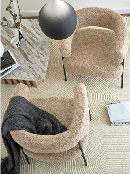 Изображение товара Кресло мягкое Bergenson Bjorn HugMe / BB0000687 (миндальное молоко)