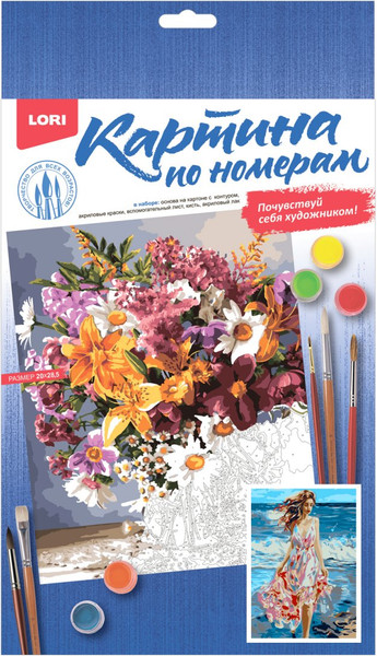 Изображение товара Картина по номерам Lori По волнам / Кпн-284