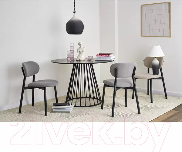 Изображение товара Стул Bergenson Bjorn Round / BB0000685 (дымчато-серый)