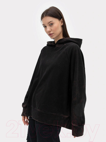 Изображение товара Худи Mark Formelle 122745 (р.164/170-84-90, эйсид на черном)