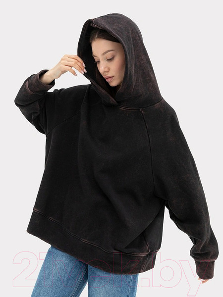 Изображение товара Худи Mark Formelle 122745 (р.164/170-84-90, эйсид на черном)