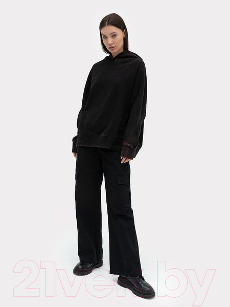 Изображение товара Худи Mark Formelle 122745 (р.164/170-84-90, эйсид на черном)