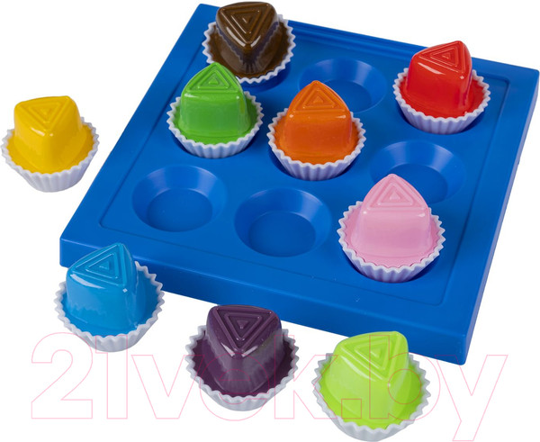 Изображение товара Игра-головоломка Bondibon БондиЛогика IQ-Ассорти Треугольные конфеты / ВВ6334-Б