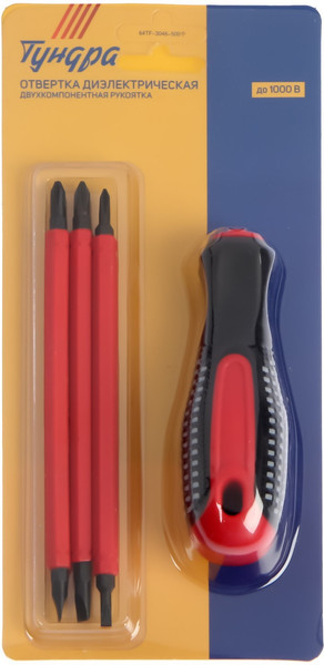 Изображение товара Отвертка Tundra 7644108 (с набором бит)