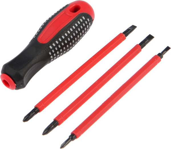 Изображение товара Отвертка Tundra 7644108 (с набором бит)