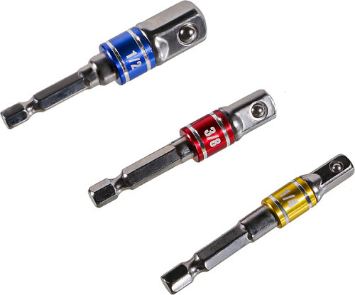 Изображение товара Набор адаптеров слесарных Hanskonner Для торцевых головок HK1041-04-S3AD