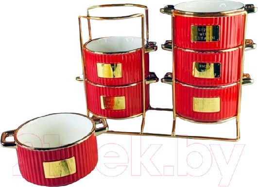 Изображение товара Набор чаш бульонных Lenardi Multicolor 106-334 (6шт)