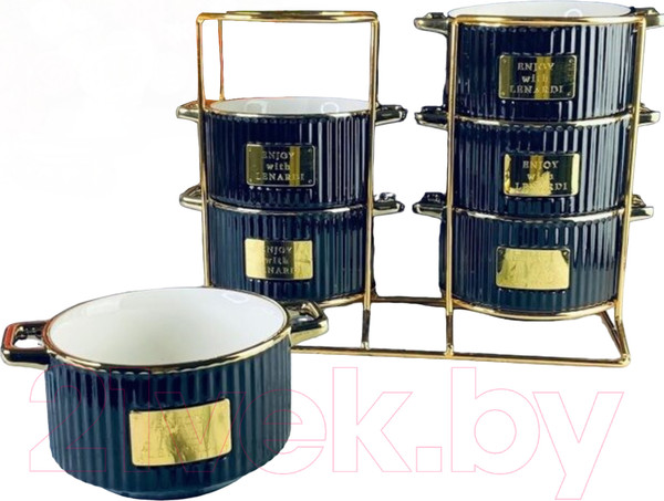 Изображение товара Набор чаш бульонных Lenardi Multicolor 106-336 (6шт)