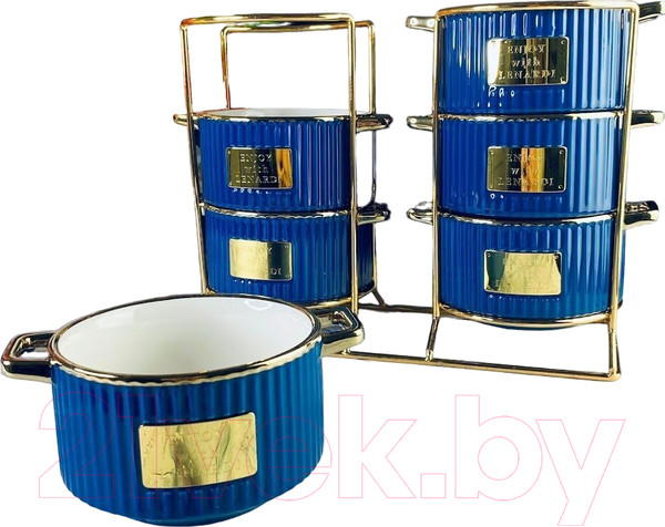 Изображение товара Набор чаш бульонных Lenardi Multicolor 106-337 (6шт)