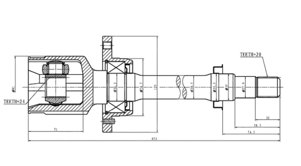 Изображение товара ШРУС Patron PCV1426