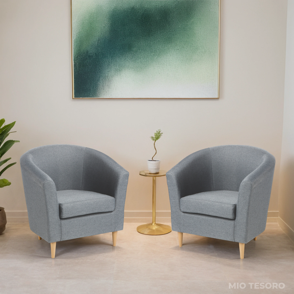 Изображение товара Кресло мягкое Mio Tesoro Тунне (Queen Grey)