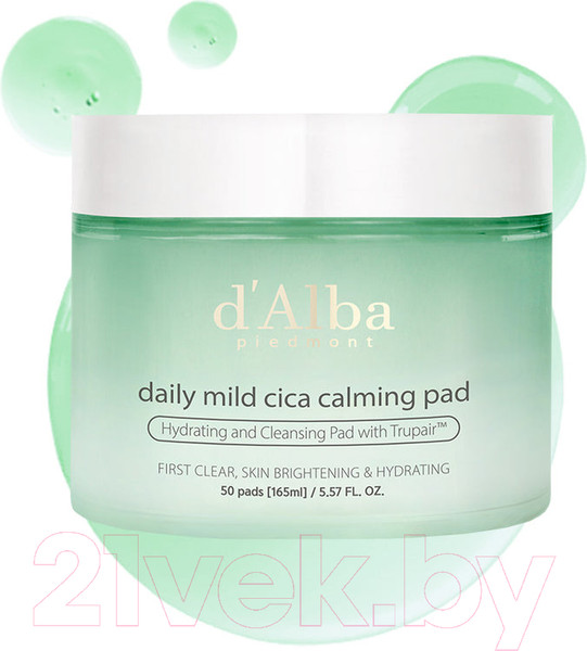 Изображение товара Пэд для лица d'Alba Daily Mild Cica Calming Pad