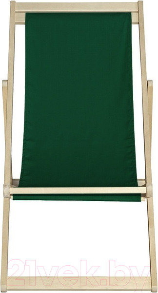 Изображение товара Кресло-шезлонг складное Мебелик Зеленое
