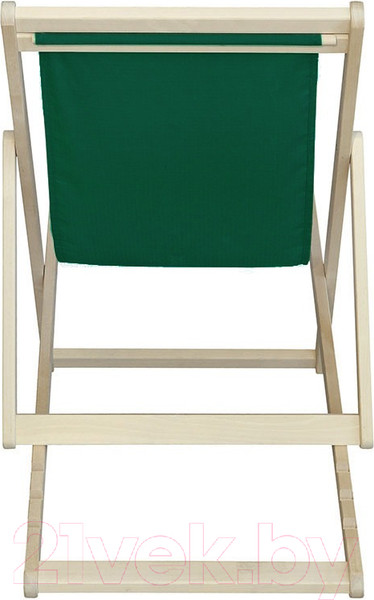 Изображение товара Кресло-шезлонг складное Мебелик Зеленое