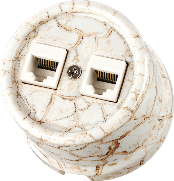 Изображение товара Розетка TDM Болонь SQ1820-0151 (мраморный)