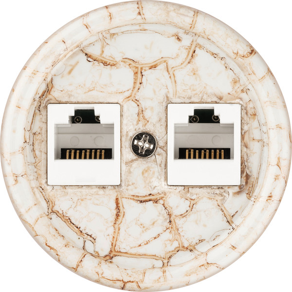 Изображение товара Розетка TDM Болонь SQ1820-0151 (мраморный)
