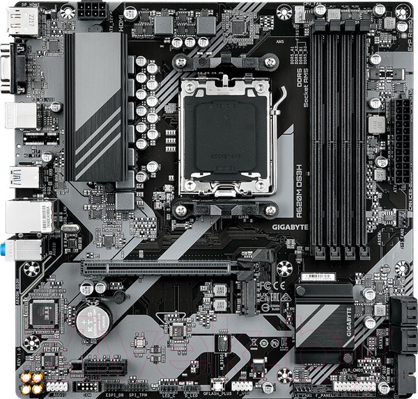 Изображение товара Материнская плата Gigabyte A620M DS3H