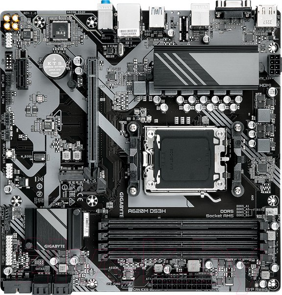 Изображение товара Материнская плата Gigabyte A620M DS3H