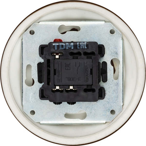 Изображение товара Выключатель TDM Болонь / SQ1820-0418 (коричневый)
