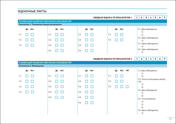 Изображение товара Учебное пособие Мозаика-Синтез Шкала оценки условий для развития творч. способностей / МС14006