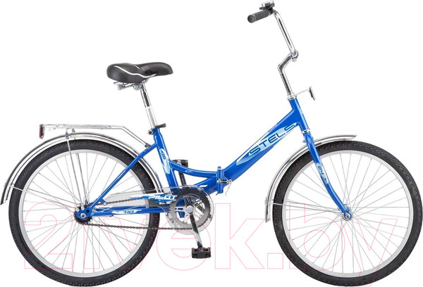 Изображение товара Велосипед STELS Pilot 24 710 C (14, синий, разобранный, в коробке)